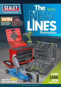 Sealey New Lines Promotion 2020